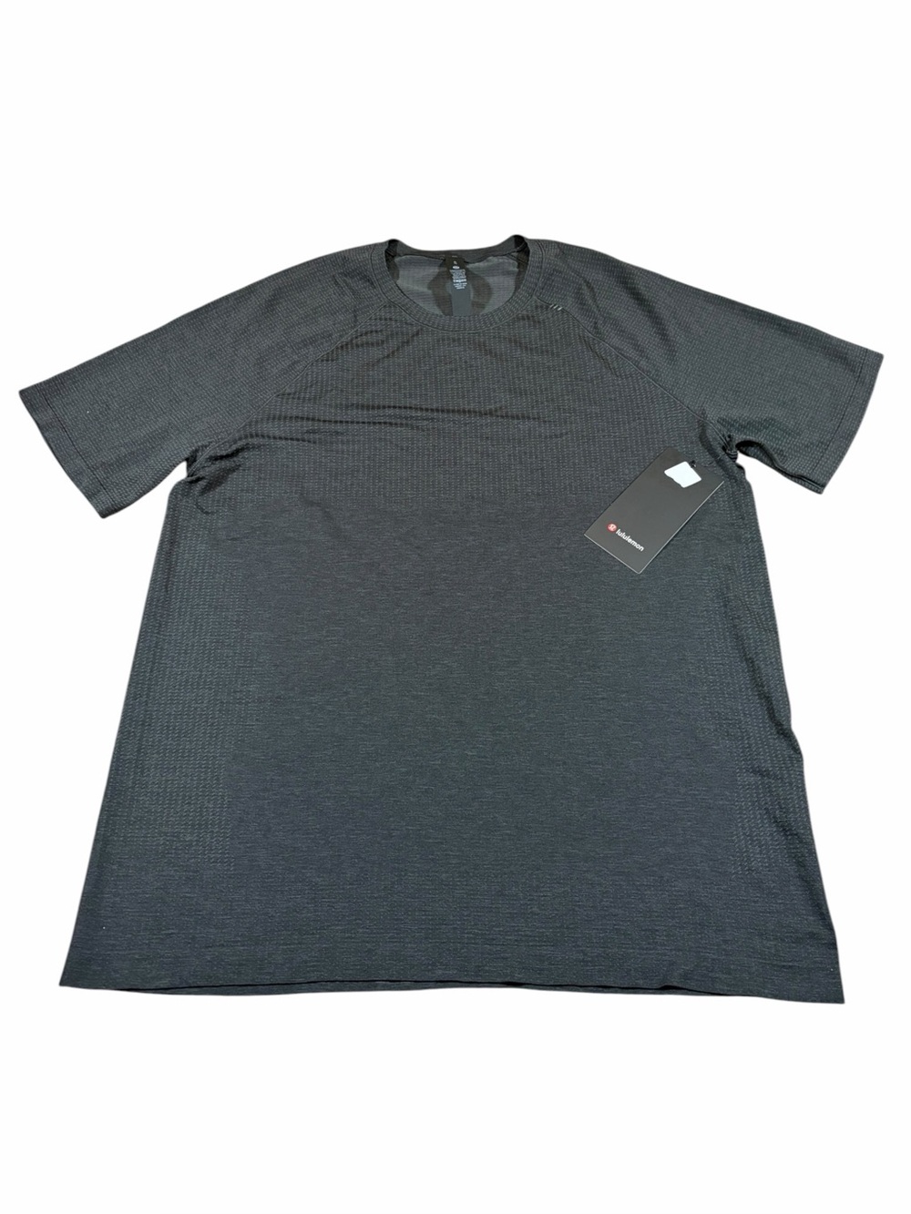 NWT Lululemon Metal Vent Tech Short Sleeve T-Shirt (Graphite Grey/Black) Size XL